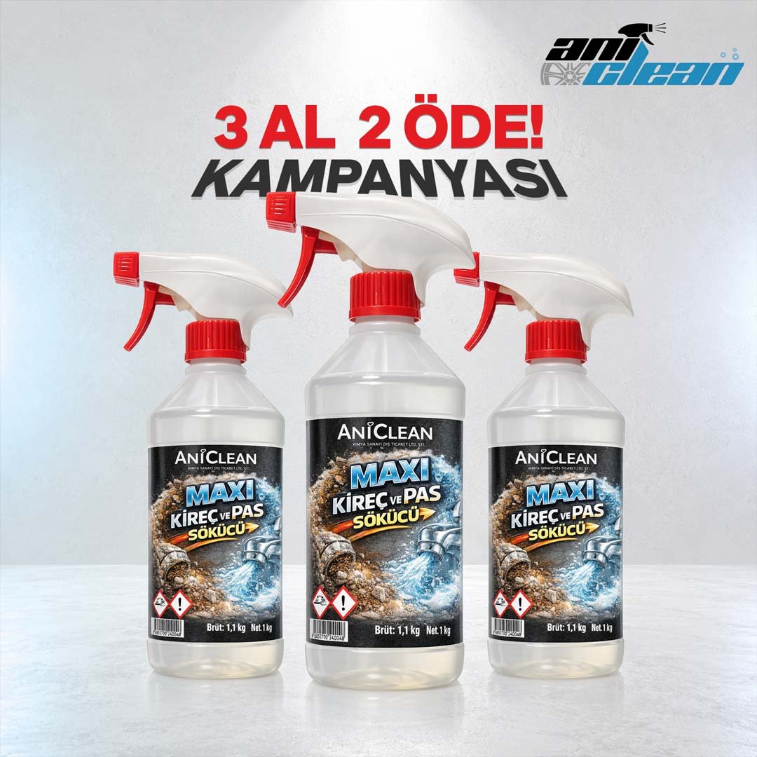 Aniclean Maksi Kireç ve Pas Sökücü 3 al 2 öde